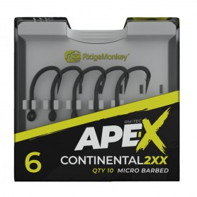 RidgeMonkey Ape-X Continental 2XX Hooks