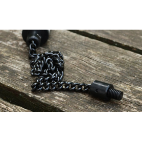Solar Black Stainless Chain Stainless Ended 5 Inch
