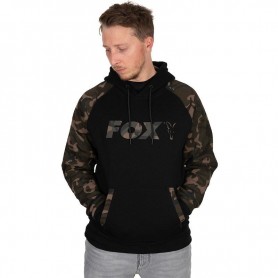 Fox Black / Camo Raglan hoodie