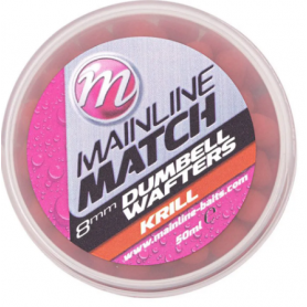 Mainline Baits Match Dumbell Wafters 8mm Red Krill