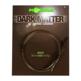 Korda Dark Matter Leader QC Swivel 30lb 30cm