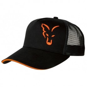 Fox Black/ Orange trucker cap